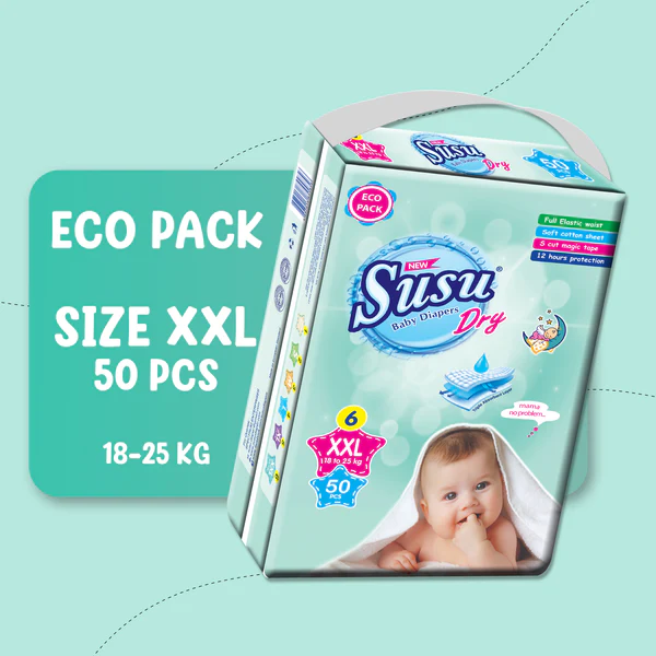 NEW SUSU DRY (XXL)-50PCS WITH FREE WIPES