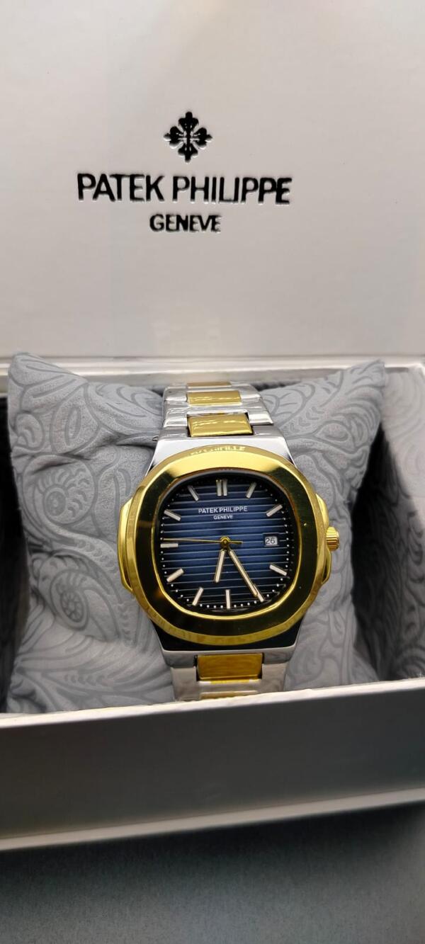 Patek Philippe Nautilus Two-Tone Blue Dial