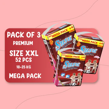 SUSU MEGA PREMIUM (XXL)-52 PCS BUNDLE PACK OF 3