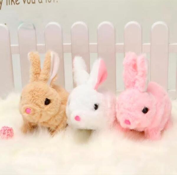 Long-Haired Bunny Electric Plush Toy