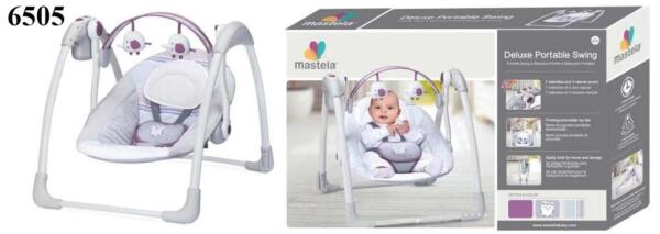 Mastela Deluxe Portable Swing (Grey)