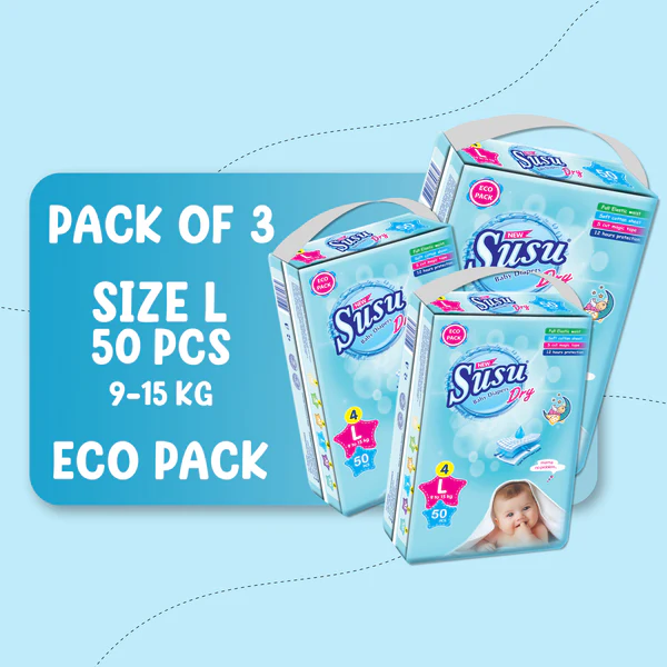 SUSU DRY ECO SIZE-L BUNDLE PACK OF 3